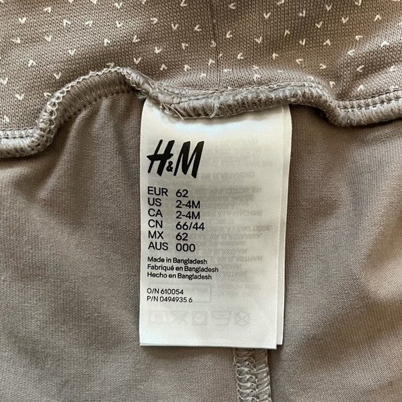 🔥3x20🔥 Baby girls pants Sz 2-4 months brown Leggings - Picture 6 of 10